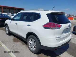 2014 Nissan Rogue SV with VIN 5N1AT2MT2EC812574, listed as a IAAI auction lot 41974060 with 101,017 mi miles and . Bid and sale history available at DreamBid. Image 3.