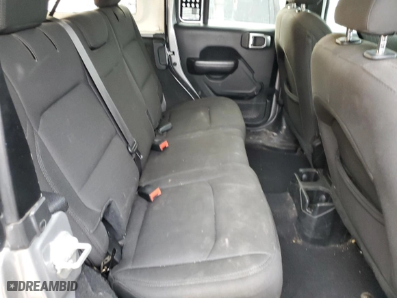 2019 Jeep Wrangler Unlimited Sport S with VIN 1C4HJXDG5KW681370, listed as a Copart auction lot 43357195 with 87,061 mi miles and Salvage Title. Bid and sale history available at carsss.com. Image 10.