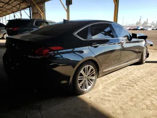 2018 Genesis G80 3.8L with VIN KMHGN4JE8JU231963, listed as a Copart auction lot 77375914 with 86,227 mi miles and Salvage Title. Bid and sale history available at carsss.com. Image 3.