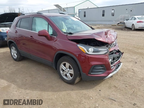2017 Chevrolet Trax LT with VIN 3GNCJPSB2HL266871, listed as a IAAI auction lot 41840039 with 89,906 mi miles. Bid and sale history available at carsss.com. Image 1.