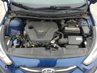 2015 Hyundai Accent GLS with VIN KMHCT4AEXFU890896, listed as a Copart auction lot 49489995 with 155,525 mi miles and Salvage Title. Bid and sale history available at carsss.com. Image 12.