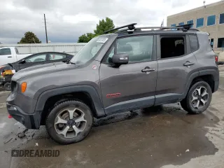 2019 Jeep Renegade Trailhawk with VIN ZACNJBC10KPK18176, listed as a Copart auction lot 58537835 with 49,577 mi miles and Clean title. Bid and sale history available at DreamBid. Image 1.