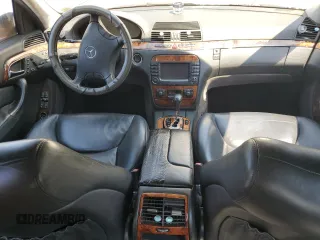 2004 Mercedes-Benz S-Class with VIN WDBNG75J24A412348, listed as a Copart auction lot 65396214 with 0 mi miles and Clean Title. Bid and sale history available at carsss.com. Image 8.