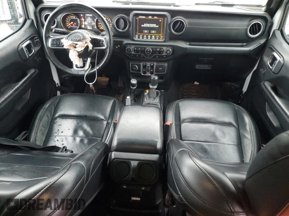 2018 Jeep Wrangler Unlimited Sahara with VIN 1C4HJXEG7JW255323, listed as a Copart auction lot 57586735 with 107,081 mi miles and Salvage title. Bid and sale history available at DreamBid. Image 8.