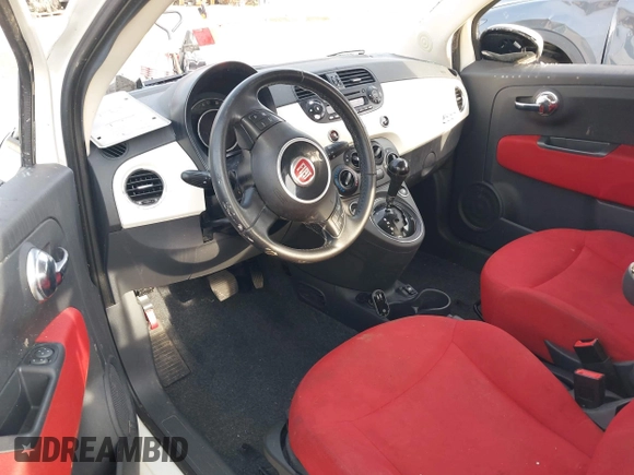2015 FIAT 500 Pop with VIN 3C3CFFAR3FT653224, listed as a IAAI auction lot 42314881 with Not provided miles and . Bid and sale history available at DreamBid. Image 5.