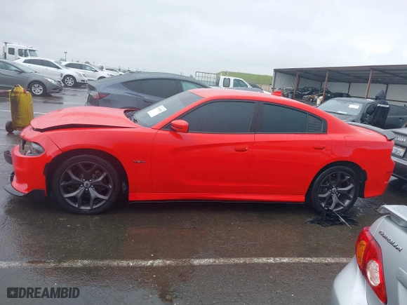 2019 Dodge Charger R/T with VIN 2C3CDXCT1KH598201, listed as a IAAI auction lot 41799280 with 122,878 mi miles. Bid and sale history available at carsss.com. Image 14.