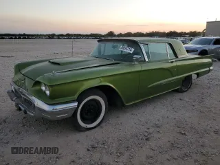 1960 Ford Thunderbird with VIN 0Y71Y166846, listed as a Copart auction lot 80034714 with 74,470 mi miles and Salvage Title. Bid and sale history available at DreamBid. Image 1.