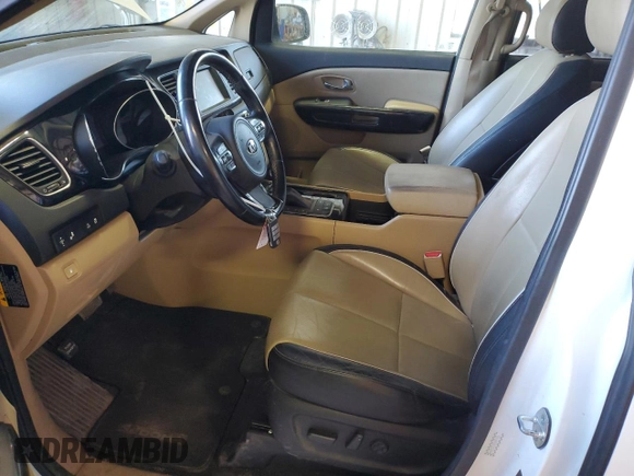 2015 Kia Sedona SX with VIN KNDMC5C14F6047550, listed as a Copart auction lot 46781034 with 136,018 mi miles and Salvage Title. Bid and sale history available at carsss.com. Image 7.