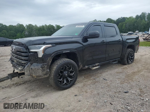 2022 Toyota Tundra SR with VIN 5TFKB5AB5NX019030, listed as a Copart auction lot 58558255 with 44,972 mi miles and Salvage title. Bid and sale history available at DreamBid. Image 1.