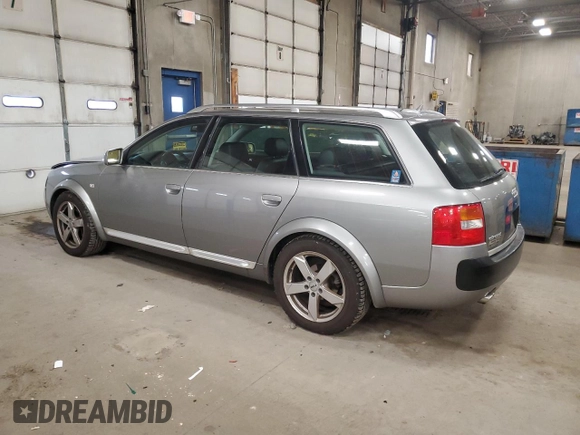 2005 Audi allroad A6 V8 with VIN WA1YD64B45N000576, listed as a Copart auction lot 81767684 with 146,848 mi miles and Salvage Title. Bid and sale history available at DreamBid. Image 2.