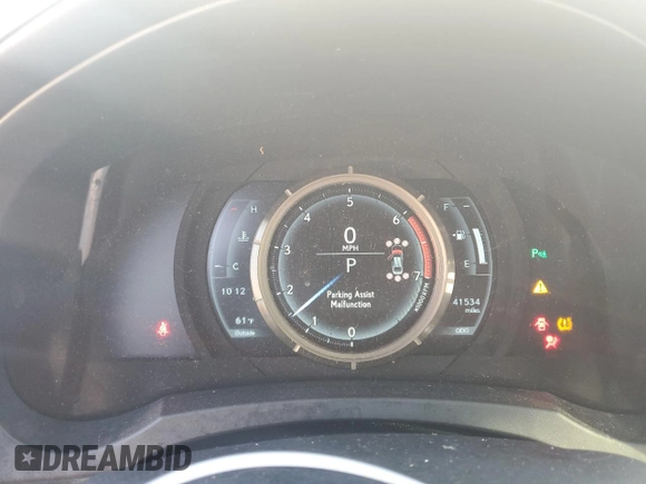 2018 Lexus IS 300 with VIN JTHBA1D27J5082206, listed as a Copart auction lot 52664685 with 41,534 mi miles and Salvage title. Bid and sale history available at DreamBid. Image 9.