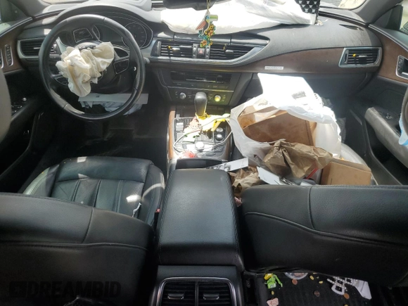 2016 Audi A7 Prestige with VIN WAU2GAFC1GN031845, listed as a Copart auction lot 59762435 with Not provided miles and Salvage title. Bid and sale history available at DreamBid. Image 8.