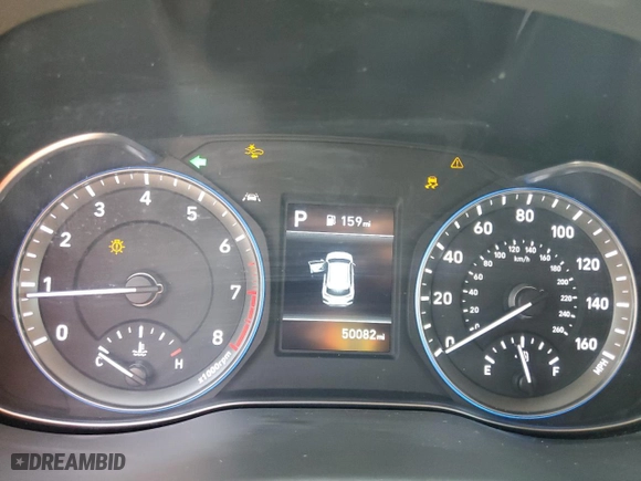 2019 Hyundai Kona SE with VIN KM8K12AA9KU308509, listed as a Copart auction lot 49611295 with 50,082 mi miles and Salvage Title. Bid and sale history available at carsss.com. Image 9.