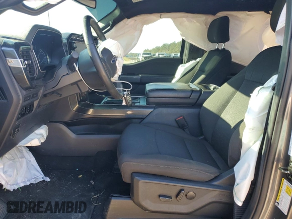 2023 Ford F-150 XL with VIN 1FTFW1ED4PFC97050, listed as a Copart auction lot 47654235 with 25,999 mi miles and Salvage Title. Bid and sale history available at carsss.com. Image 7.