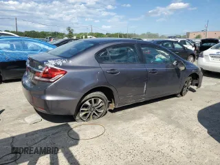2015 Honda Civic EX z VIN 19XFB2F85FE248225, wystawiony jako Copart lot #57252085 z przebiegiem Nie podano mil oraz Szkoda całkowita • Salvage title. Historia ofert i sprzedaży dostępna na DreamBid. Obrazek 3.