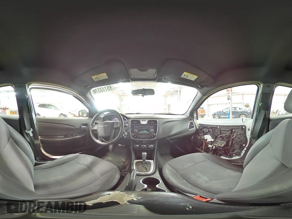 2013 Chrysler 200 LX with VIN 1C3CCBAB9DN761882, listed as a Copart auction lot 85113374 with 164,102 mi miles and Salvage Title. Bid and sale history available at carsss.com. Image 12.