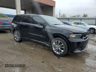 2019 Dodge Durango GT z VIN 1C4RDJDGXKC559615, wystawiony jako Copart lot #54871045 z przebiegiem 179 746 mil mil oraz Czysty tytuł • Clean title. Historia ofert i sprzedaży dostępna na DreamBid. Obrazek 4.
