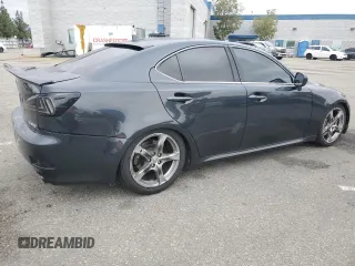 2008 Lexus IS 350 with VIN JTHBE262882013902, listed as a Copart auction lot 55874805 with 118,630 mi miles and Salvage title. Bid and sale history available at DreamBid. Image 3.