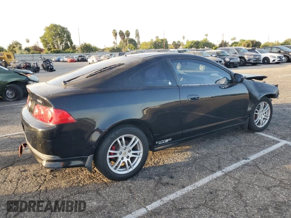 2006 Acura RSX with VIN JH4DC54846S020172, listed as a Copart auction lot 76637814 with 176,227 mi miles and Salvage Title. Bid and sale history available at carsss.com. Image 3.