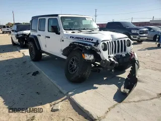 2021 Jeep Wrangler Unlimited Rubicon с VIN 1C4JJXFG4MW838808, выставлен на аукционе Copart как лот 57684355 с пробегом 45 240 миль миль и Списание • Salvage title. История ставок и продаж доступна на DreamBid. Изображение 14.