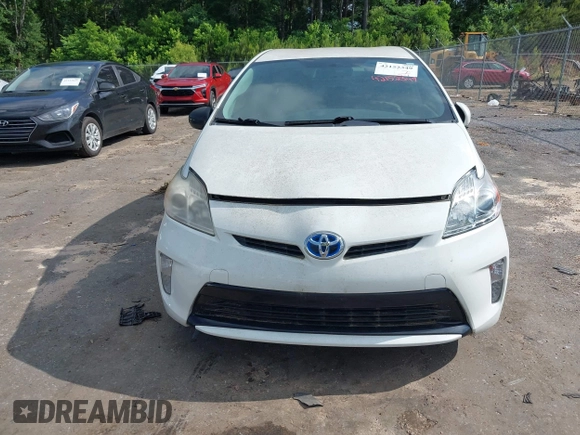 2012 Toyota Prius One with VIN JTDKN3DU4C1600897, listed as a IAAI auction lot 42152349 with 185,611 mi miles. Bid and sale history available at carsss.com. Image 6.