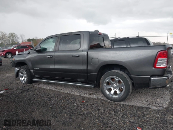2020 Ram 1500 Big Horn with VIN 1C6SRFFT6LN167917, listed as a IAAI auction lot 42126537 with 56,839 mi miles and . Bid and sale history available at DreamBid. Image 14.