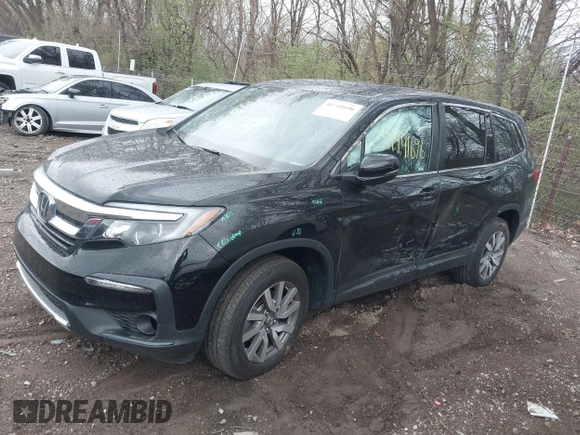2019 Honda Pilot EX-L with VIN 5FNYF6H55KB071767, listed as a IAAI auction lot 41941696 with 66,844 mi miles and . Bid and sale history available at carsss.com. Image 19.