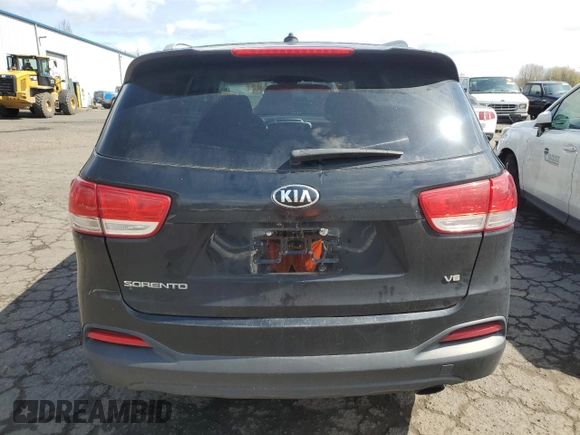 2016 Kia Sorento LX with VIN 5XYPGDA50GG137259, listed as a Copart auction lot 51826815 with Not Provided miles and Clean Title. Bid and sale history available at DreamBid. Image 6.