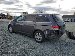 2016 Honda Odyssey EX-L with VIN 5FNRL5H64GB160947, listed as a Copart auction lot 47615315 with 62,181 mi miles and Salvage Title. Bid and sale history available at carsss.com. Image 2.