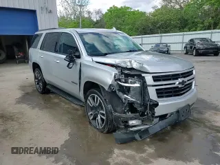 2018 Chevrolet Tahoe LT with VIN 1GNSKBKC6JR168185, listed as a Copart auction lot 55502305 with 96,905 mi miles and Salvage title. Bid and sale history available at DreamBid. Image 14.