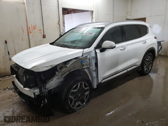 2022 Hyundai Santa Fe Limited with VIN 5NMS44AL0NH477029, listed as a Copart auction lot 88250595 with 79,712 mi miles and Salvage Title. Bid and sale history available at carsss.com. Image 1.