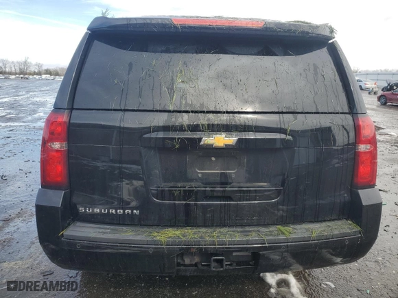 2017 Chevrolet Suburban LT with VIN 1GNSKHKCXHR364661, listed as a Copart auction lot 45194105 with 119,579 mi miles and Salvage Title. Bid and sale history available at carsss.com. Image 6.