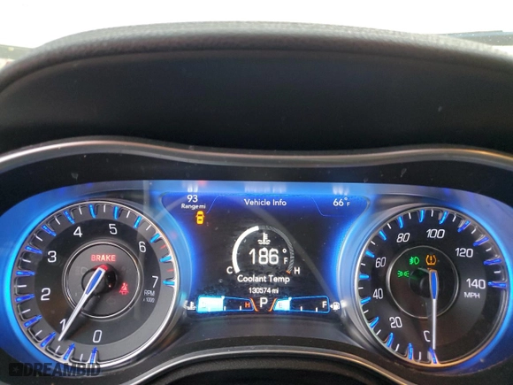2016 Chrysler 300 Limited with VIN 2C3CCAAG7GH198303, listed as a Copart auction lot 52644615 with 130,574 mi miles and Salvage Title. Bid and sale history available at carsss.com. Image 9.