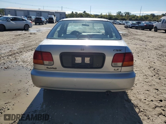 1998 Honda Civic LX with VIN 1HGEJ6677WL019941, listed as a Copart auction lot 72015714 with 41,824 mi miles and Clean Title. Bid and sale history available at carsss.com. Image 6.