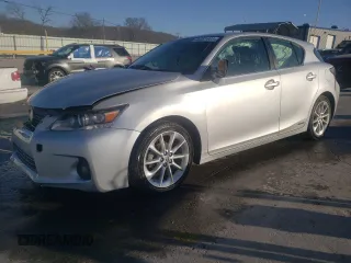 2012 Lexus CT CT 200h with VIN JTHKD5BHXC2116326, listed as a Copart auction lot 48581605 with 121,090 mi miles and Salvage Title. Bid and sale history available at carsss.com. Image 1.