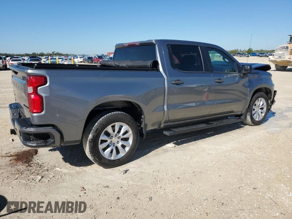2020 Chevrolet Silverado 1500 Custom with VIN 3GCPWBEF6LG213718, listed as a Copart auction lot 81817404 with 85,969 mi miles and Non Repairable. Bid and sale history available at carsss.com. Image 3.
