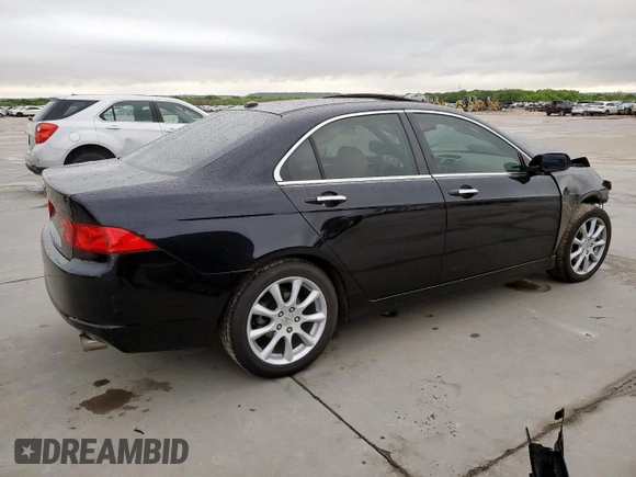 2006 Acura TSX with VIN JH4CL96876C018619, listed as a Copart auction lot 51849525 with 176,034 mi miles and Salvage Title. Bid and sale history available at carsss.com. Image 3.