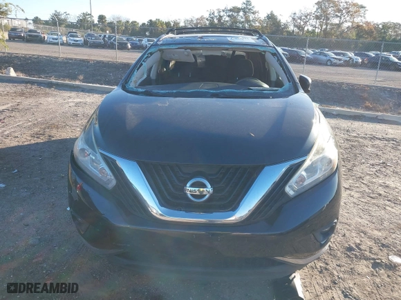 2015 Nissan Murano SL with VIN 5N1AZ2MH9FN273080, listed as a IAAI auction lot 41294316 with 104,236 mi miles. Bid and sale history available at carsss.com. Image 11.