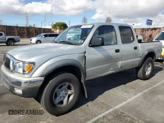 2002 Toyota Tacoma PreRunner with VIN 5TEGN92N82Z128762, listed as a Copart auction lot 43793215 with 229,064 mi miles and Salvage Title. Bid and sale history available at DreamBid. Image 1.