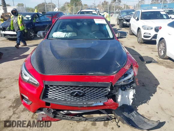 2022 Infiniti Q50 Luxe z VIN JN1EV7BP9NM312072, wystawiony jako IAAI lot #41621411 z przebiegiem 33 323 mil mil oraz . Historia ofert i sprzedaży dostępna na DreamBid. Obrazek 12.