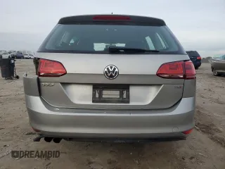 2017 Volkswagen Golf SportWagen S with VIN 3VWA17AU2HM504602, listed as a Copart auction lot 42022215 with 317,837 mi miles and Salvage Title. Bid and sale history available at carsss.com. Image 6.