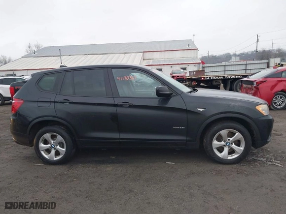 2011 BMW X3 28i with VIN 5UXWX5C50BL702409, listed as a IAAI auction lot 41170367 with 154,071 mi miles. Bid and sale history available at carsss.com. Image 13.