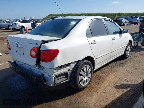 2004 Toyota Corolla CE with VIN JTDBR32E540051928, listed as a IAAI auction lot 41958483 with 299,999 mi miles. Bid and sale history available at carsss.com. Image 4.
