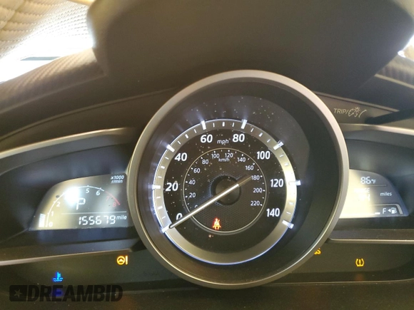 2016 Mazda CX-3 Sport with VIN JM1DKBB74G0105670, listed as a Copart auction lot 54696195 with 155,679 mi miles and Salvage Title. Bid and sale history available at DreamBid. Image 9.