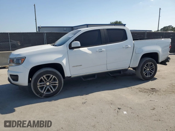 2020 Chevrolet Colorado 2WD Work Truck with VIN 1GCGSBEN8L1160974, listed as a Copart auction lot 52949425 with 96,508 mi miles and Non repairable. Bid and sale history available at DreamBid. Image 1.