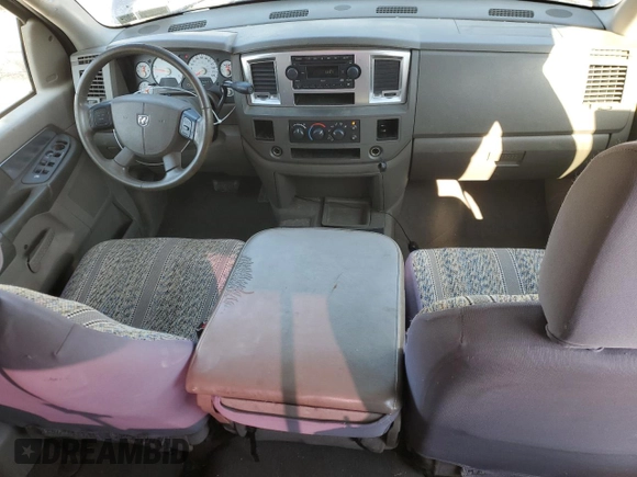 2007 Dodge Ram 2500 SLT with VIN 1D7KS28C87J551476, listed as a Copart auction lot 87764525 with 196,657 mi miles and Salvage Title. Bid and sale history available at carsss.com. Image 8.