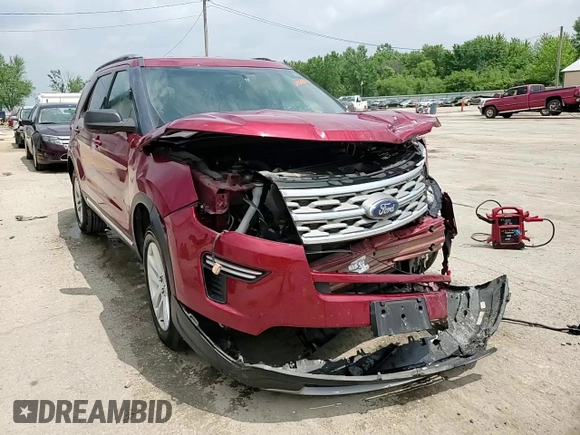 2018 Ford Explorer XLT with VIN 1FM5K8D83JGB54527, listed as a Copart auction lot 60068855 with 108,475 mi miles and Salvage title. Bid and sale history available at DreamBid. Image 15.