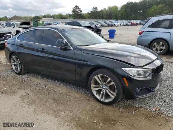 2017 BMW 4 Series 430i with VIN WBA4F7C54HG438181, listed as a Copart auction lot 51450525 with 0 mi miles and Clean Title. Bid and sale history available at carsss.com. Image 4.