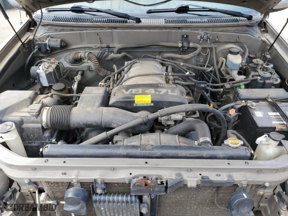 2002 Toyota Tundra SR5 with VIN 5TBBT44172S317356, listed as a Copart auction lot 47207575 with 245,172 mi miles and Salvage Title. Bid and sale history available at carsss.com. Image 11.