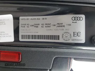 2019 Audi S4 Prestige with VIN WAUC4AF45KA102681, listed as a Copart auction lot 40122174 with 77,289 mi miles. Bid and sale history available at carsss.com. Image 14.